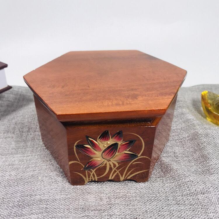 Đôn gỗ lục giác đặt tượng thờ - NHIỀU CỠ