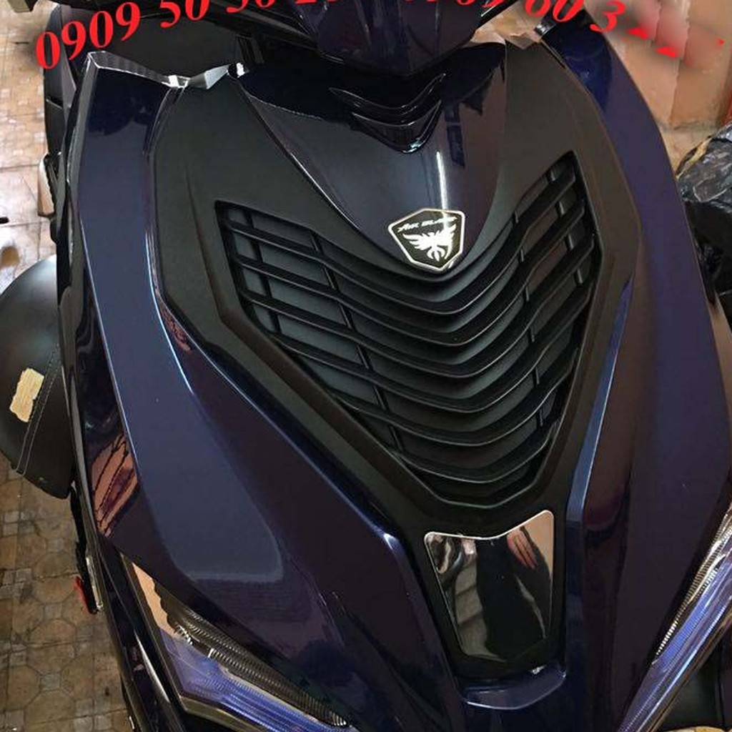 MẶT NẠ XE AIRBLADE 2016-2019 KIỂU SH Ý (ĐEN MỜ)