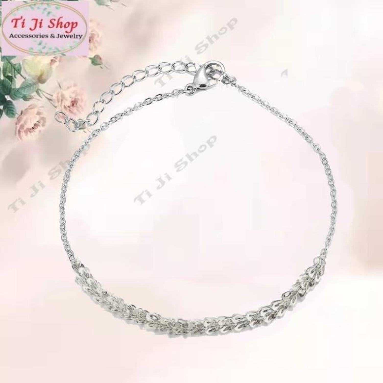 Lắc tay inox đuôi phụng đẹp không đen