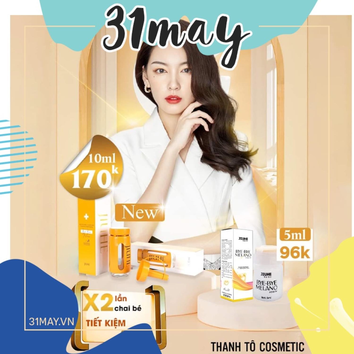 Serum Giảm Thâm Jiuhe Bye Bye Melano 10ml Thanh Tô Cosmetics Chính Hãng