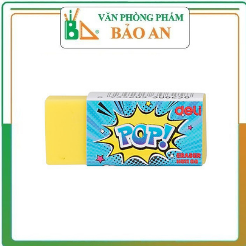 Tẩy pop 2b deli - hồng/vàng/xanh dương - 1 viên - eh01100