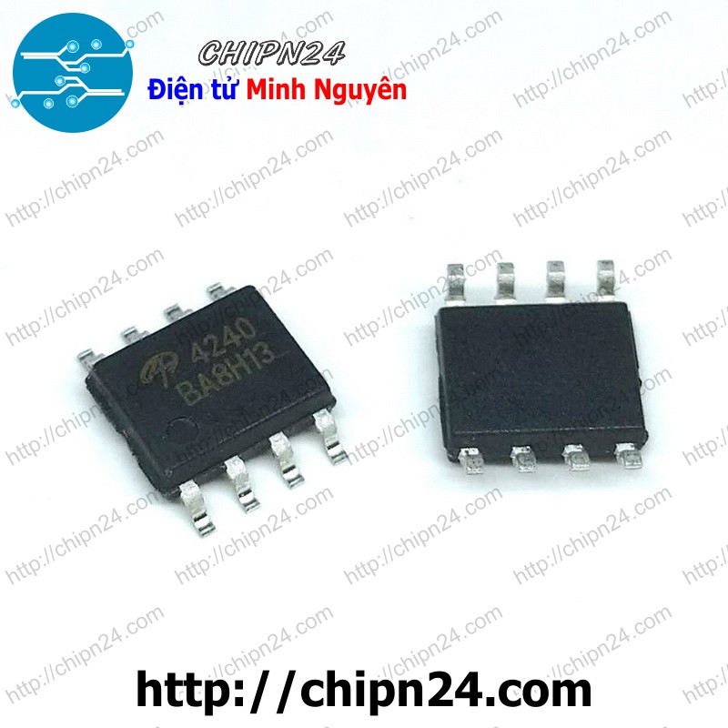 Mosfet dán ao4240 sop-8 24a 40v kênh n