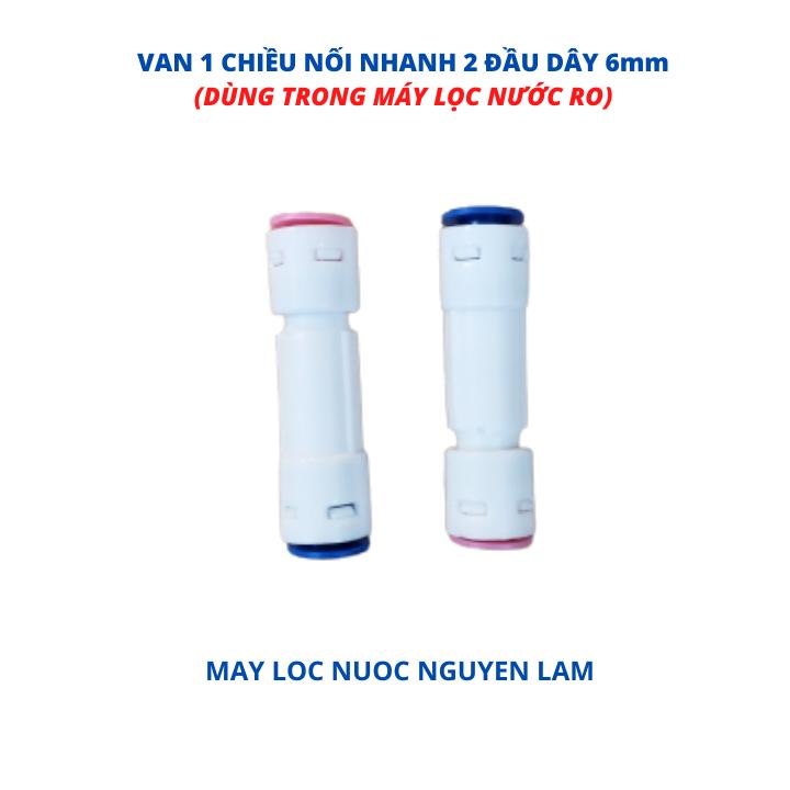 (HCM) Van 1 Chiều Nối Nhanh 2 Đầu Máy Lọc Nước RO