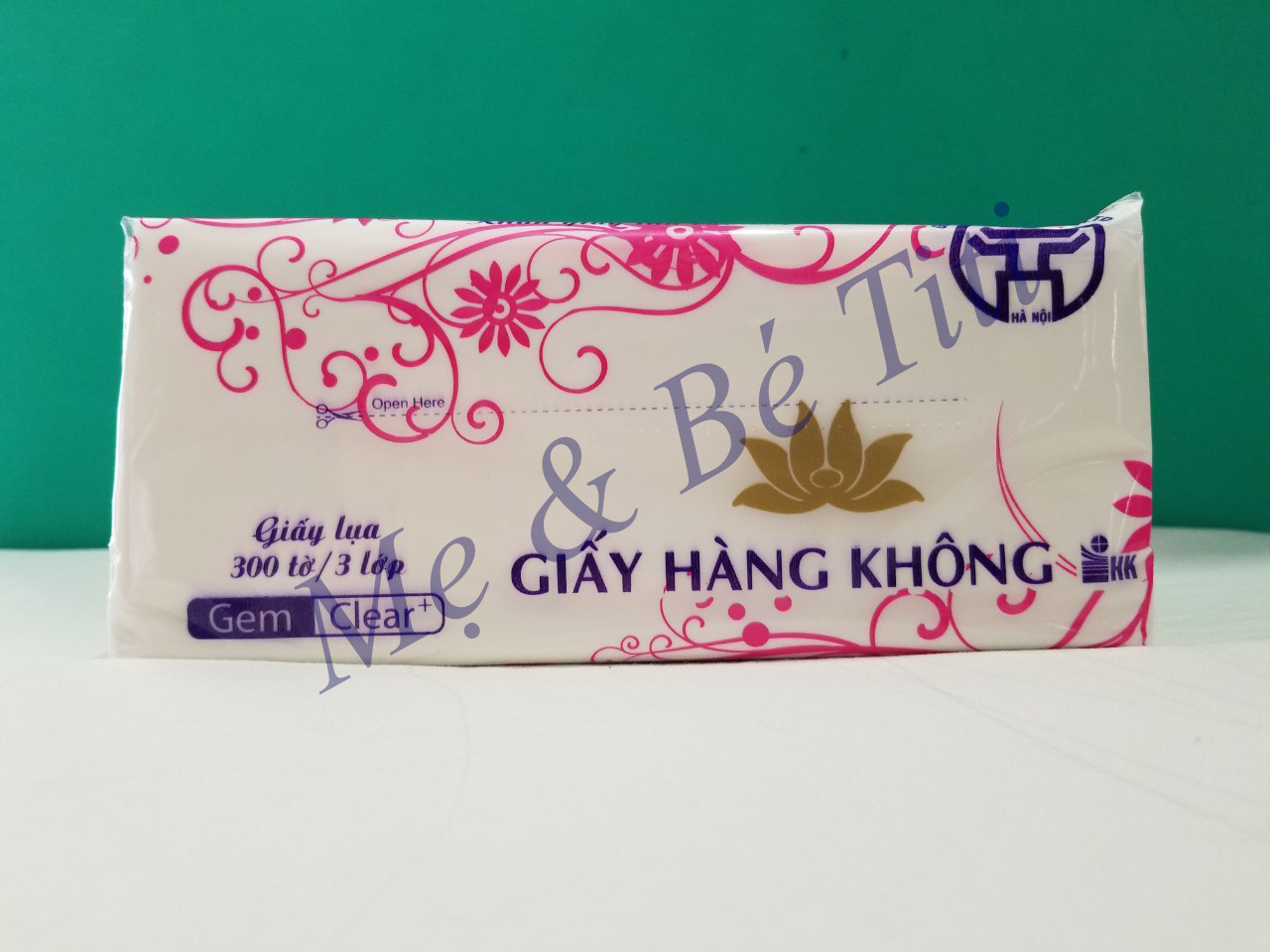 Khăn giấy lụa mềm mại không mùi gói 300 tờ