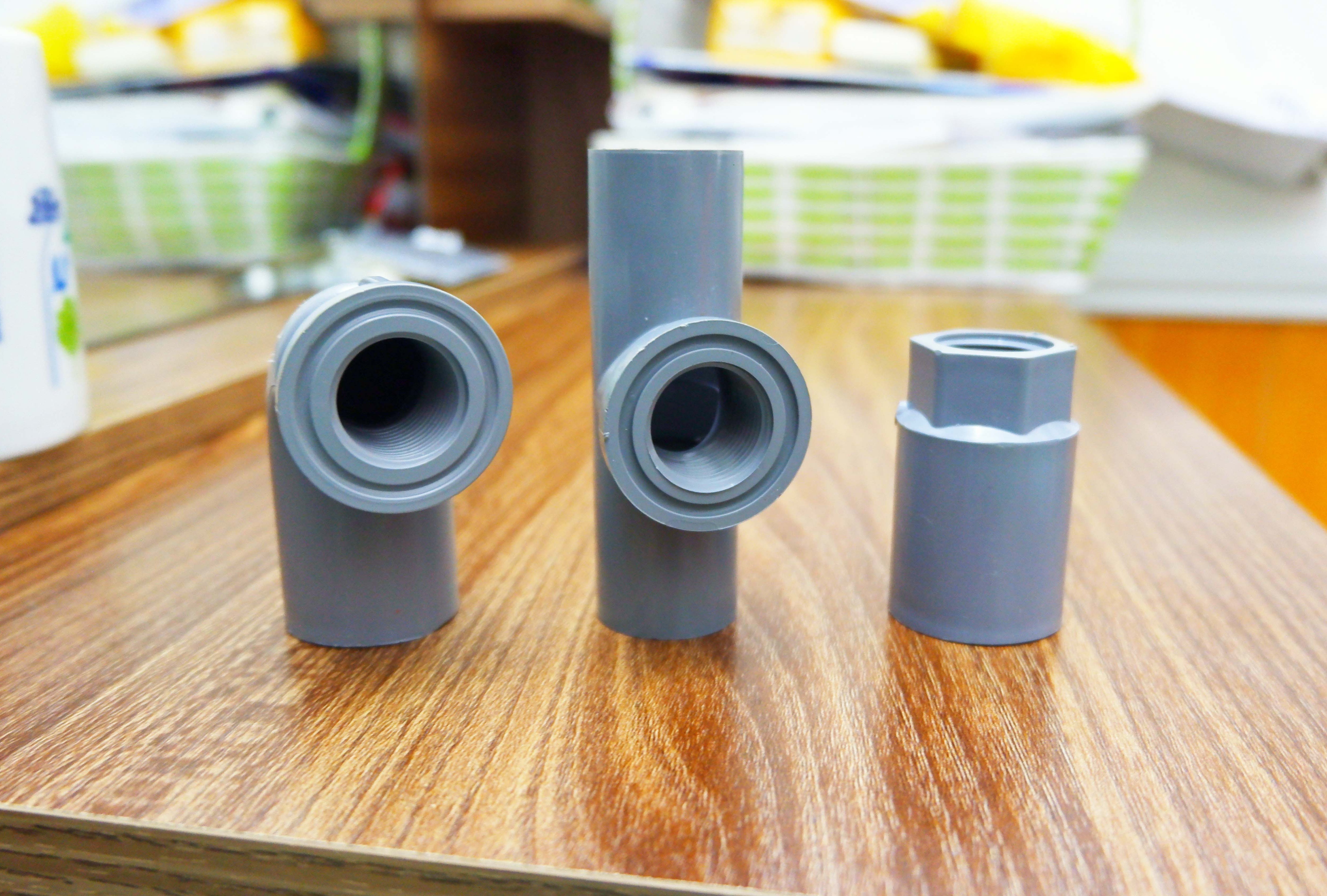 5 Chiếc Cút co góc tê nối răng ren trong, cỡ 21 27 nhựa PVC, sản phẩm có độ bền cao, chất lượng tốt, cam kết hàng nhận được giống với mô tả