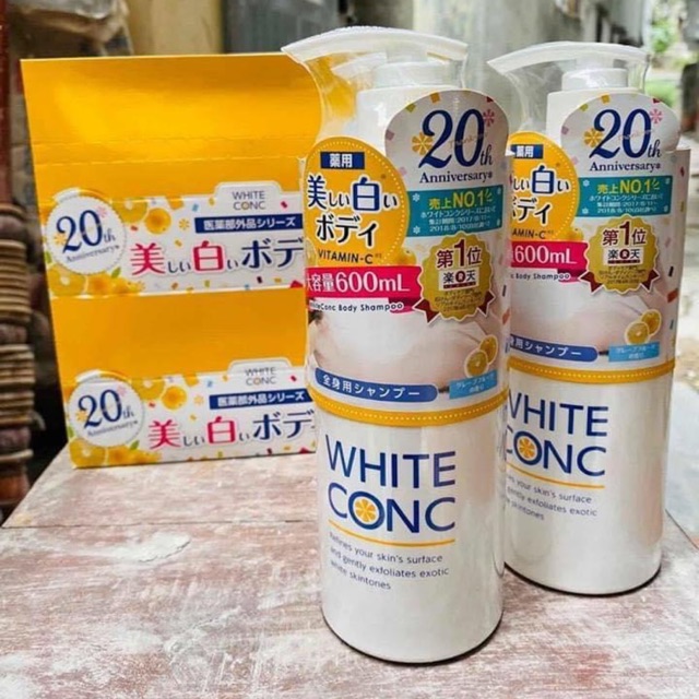 Sữa tắm trắng da White Conc Body Shampoo CII 600ml