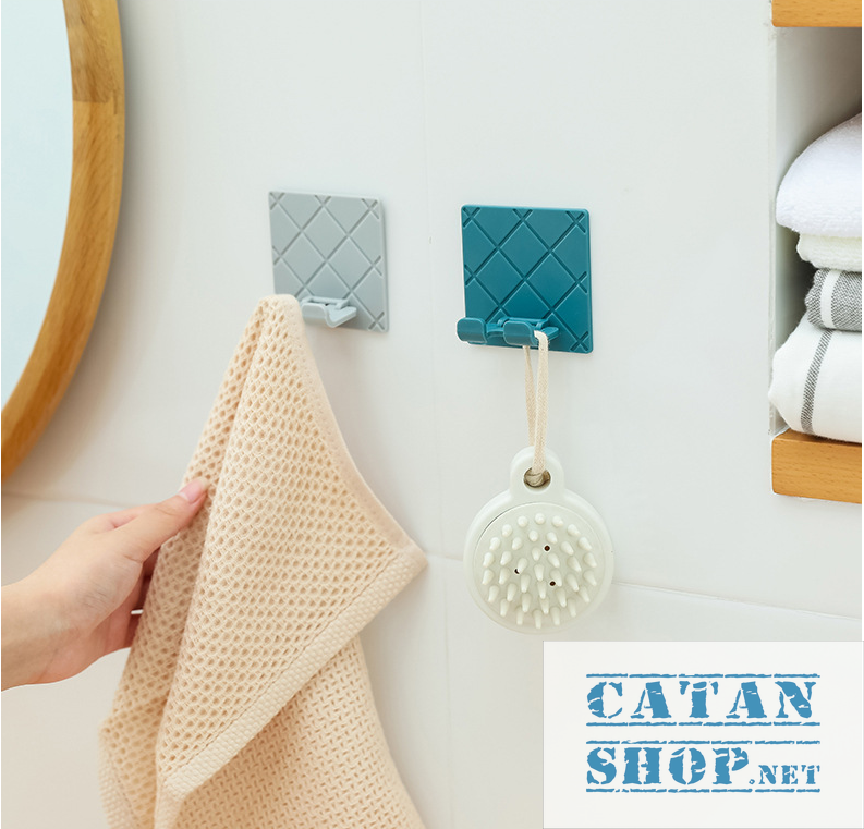 [HCM]Móc dán tường kẹp giữ đầu dây điện gấp gọn treo vật dụng nhà bếp phòng tắm siêu gọn gangtiện lợi
