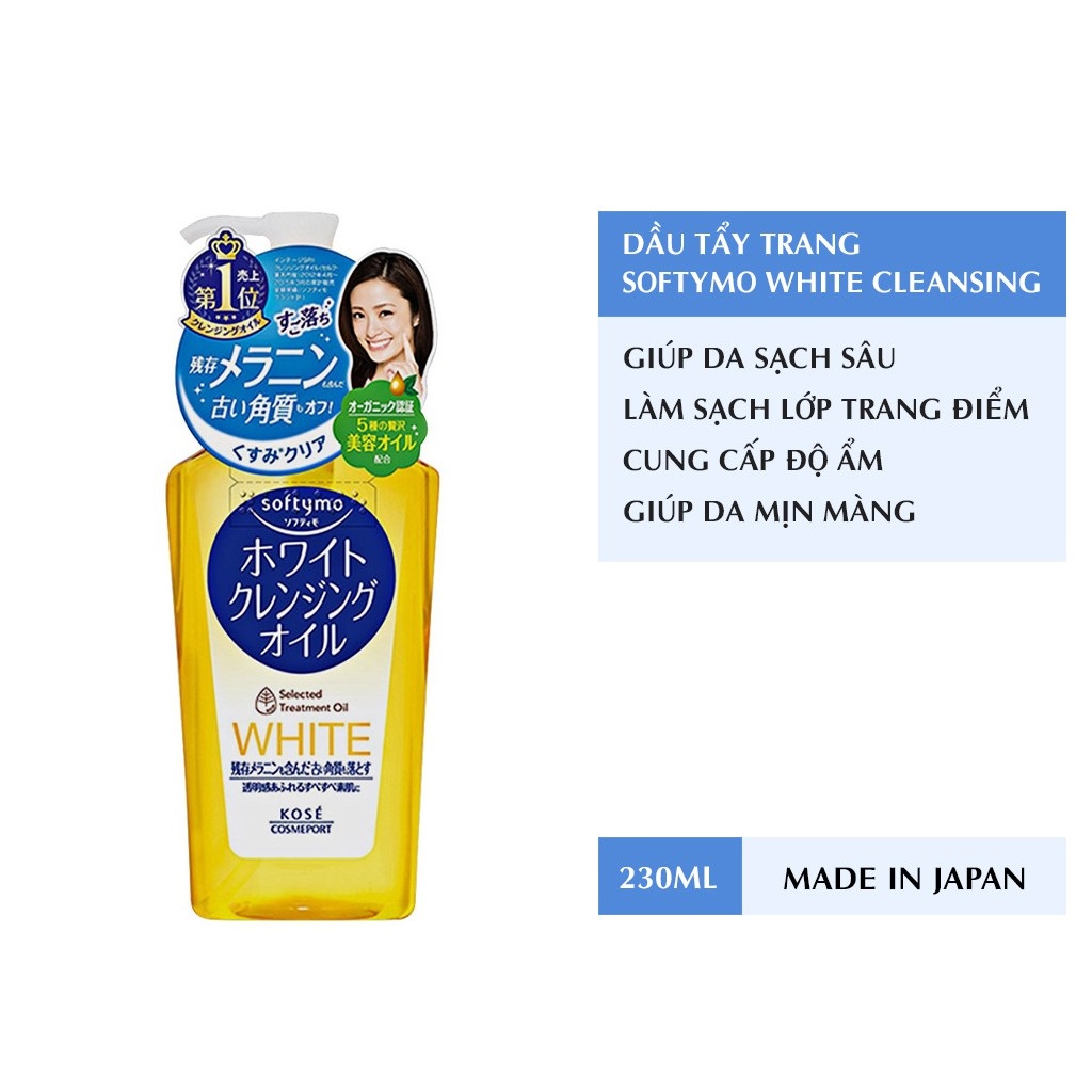 Dầu tẩy trang Kose Softymo Cleansing Nhật Bản