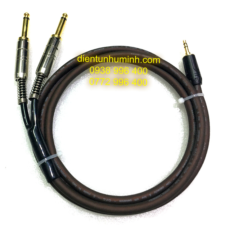 Dây chuyển 3.5 sang 2 đầu 6.5mm tannerycủa italy