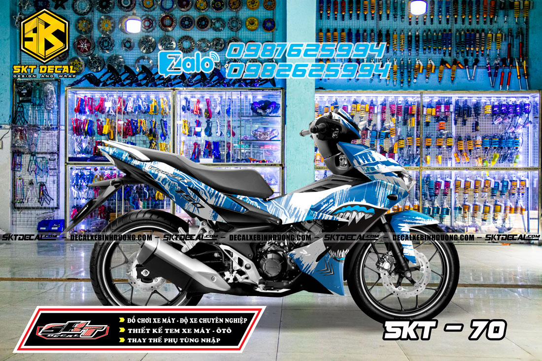 tem trùm winner x xanh trắng cá mập