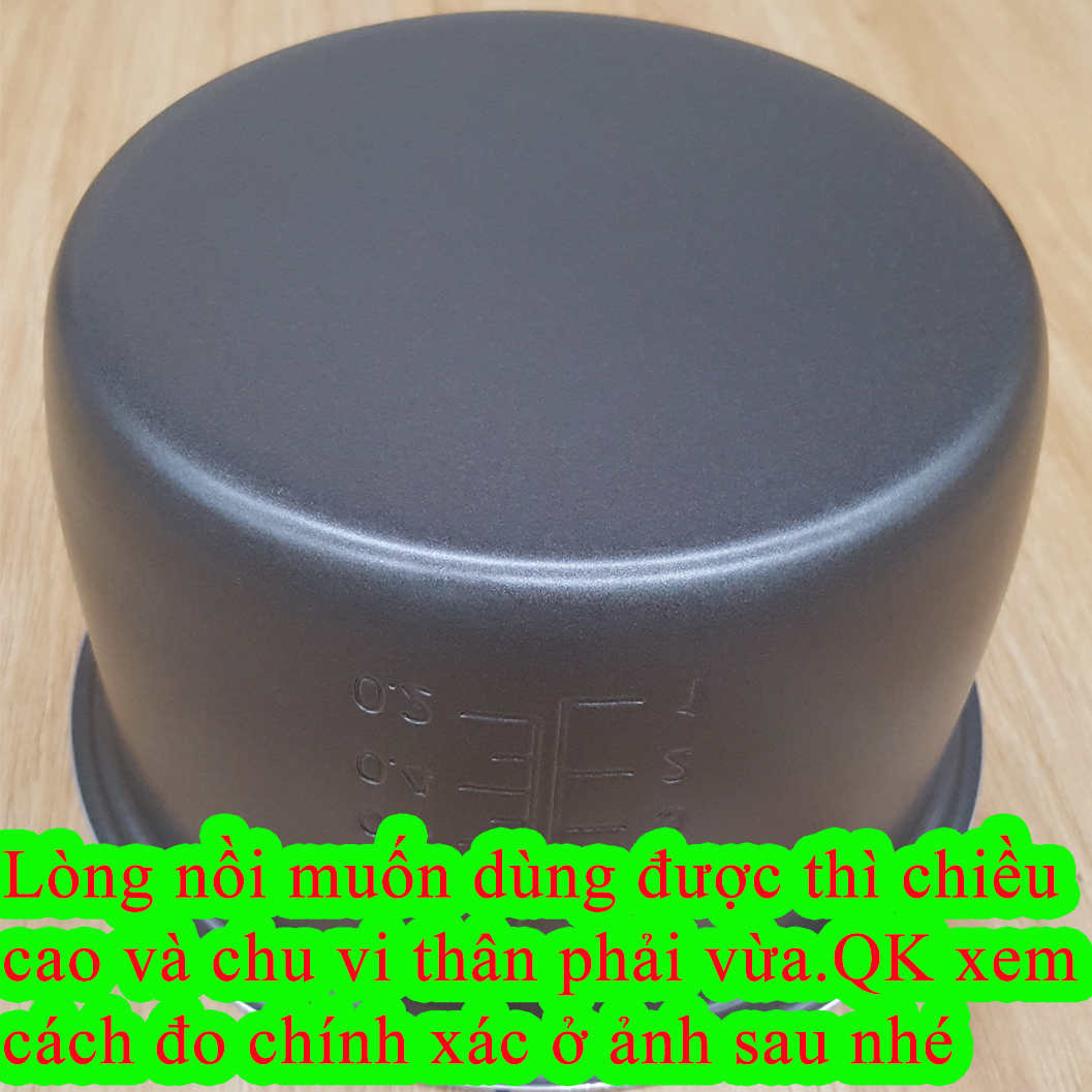Lòng nồi cơm điện 1.0 L chống dính loại tốt