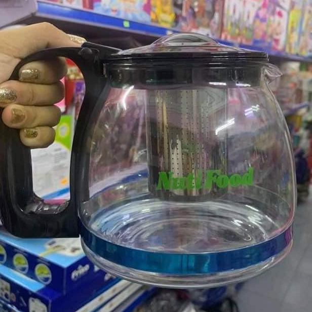Bình lọc trà thủy tinh 1250ml