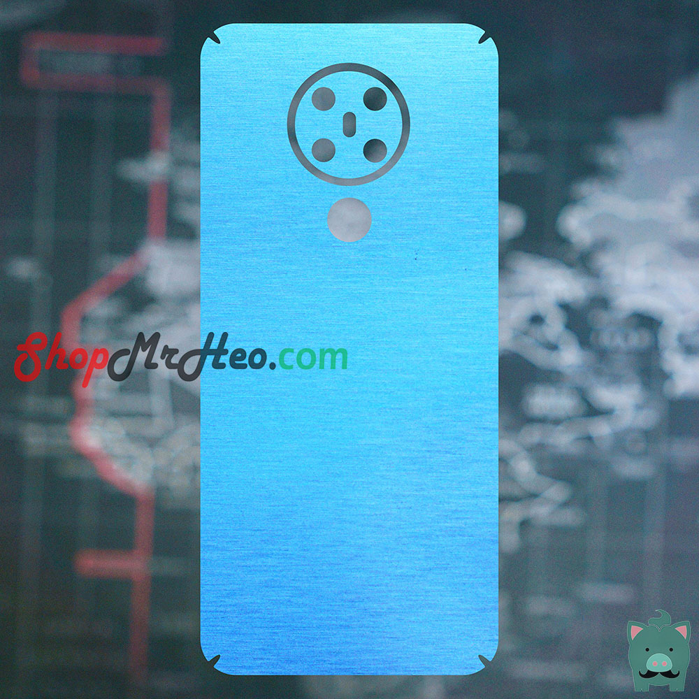 [HCM]Skin Dán Mặt Sau Lưng Vân Nhôm Nokia 5.3