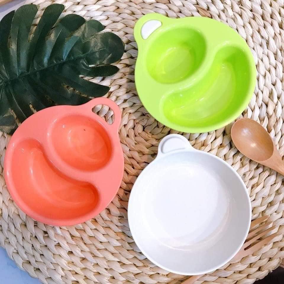 [Nội Địa Nhật] Bộ bát ăn chia ngăn cho bé Paku