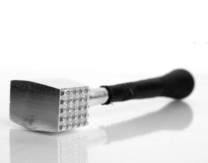 Búa Đập Thịt Bằng Nhôm 2 Mặt Dài 23cm