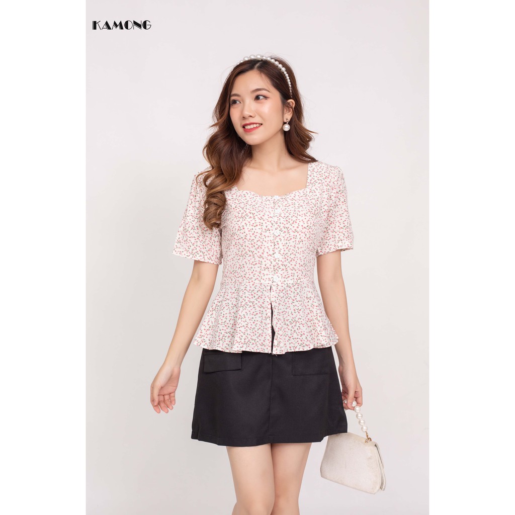 Chân Váy Chữ A Phối Túi Kamong Cv002