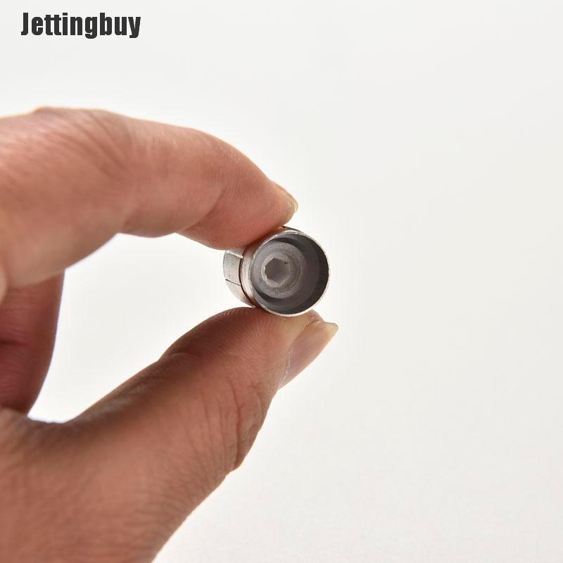 Jettingbuy 10 Chiếc Núm Nhôm Công Tắc Xoay Chiết Áp Con Trỏ Điều Chỉnh Âm Lượng Lỗ 6Mm