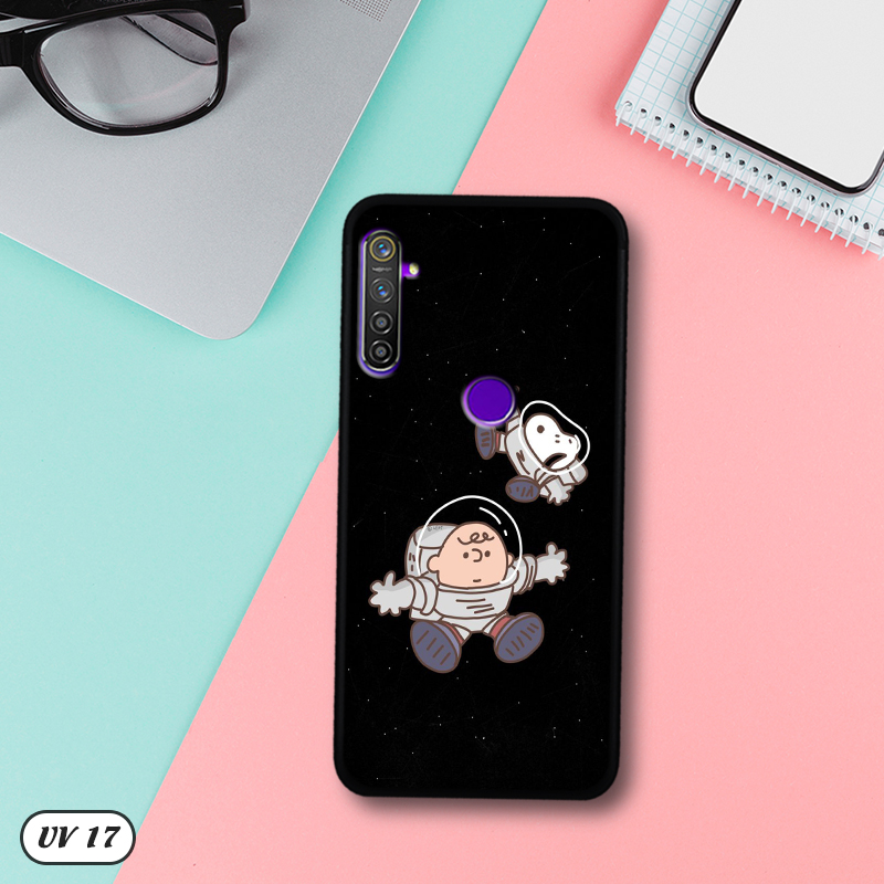 Ốp Realme 5 Pro lưng nhám -ngộ nghĩnh