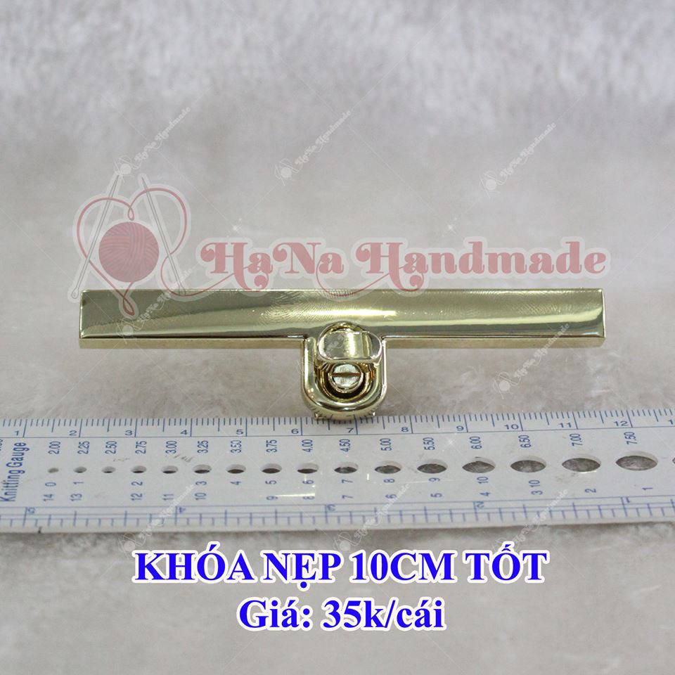 Khóa Nẹp 10cm (Màu: Vàng, Đen-35k/cái)