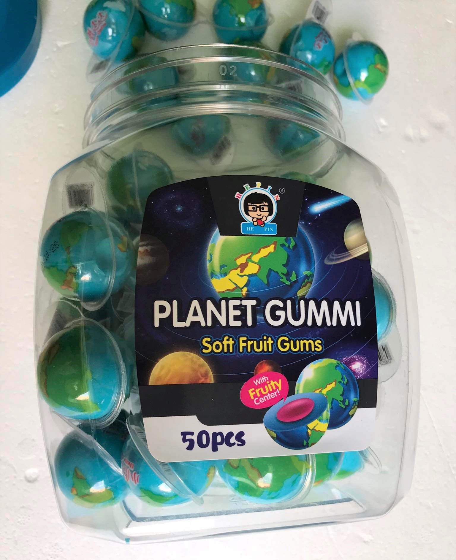 Kẹo mềm Planet Gummi có nhân 50 viên