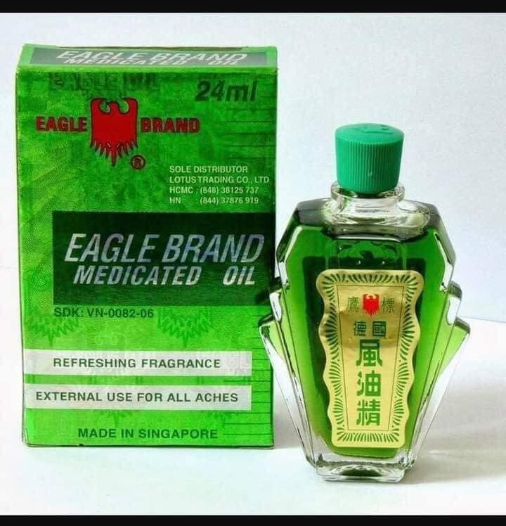 Dầu Gió Xanh Mỹ Sing Con Ó 24ml
