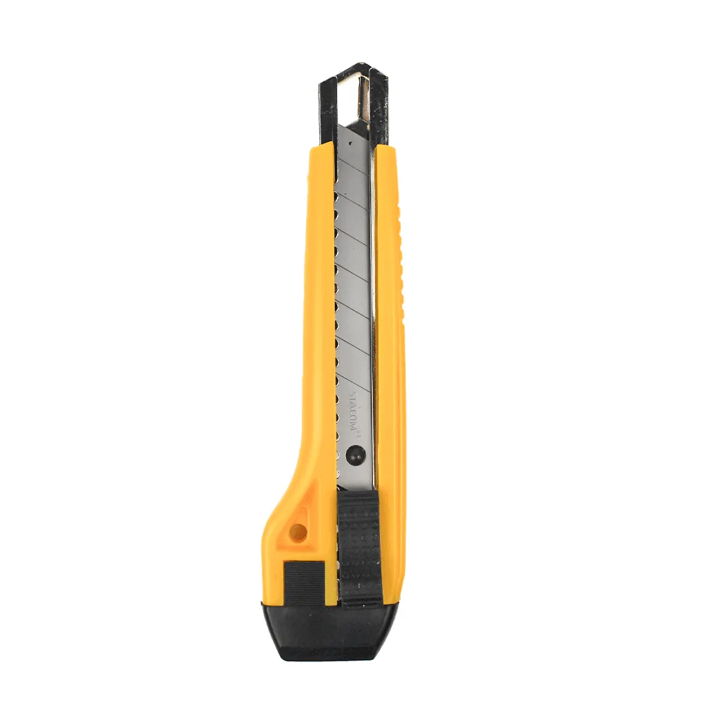 Dao Rọc Giấy Công Nghiệp STACOM Kèm 01 Lưỡi Phụ - Lưỡi  Cỡ Lớn E102 - 18 x 100 x 0.5 mm - Có bán kèm lưỡi thay