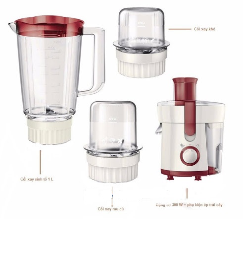 Máy xay ép đa năng Philips HR1848 (BH24 tháng)