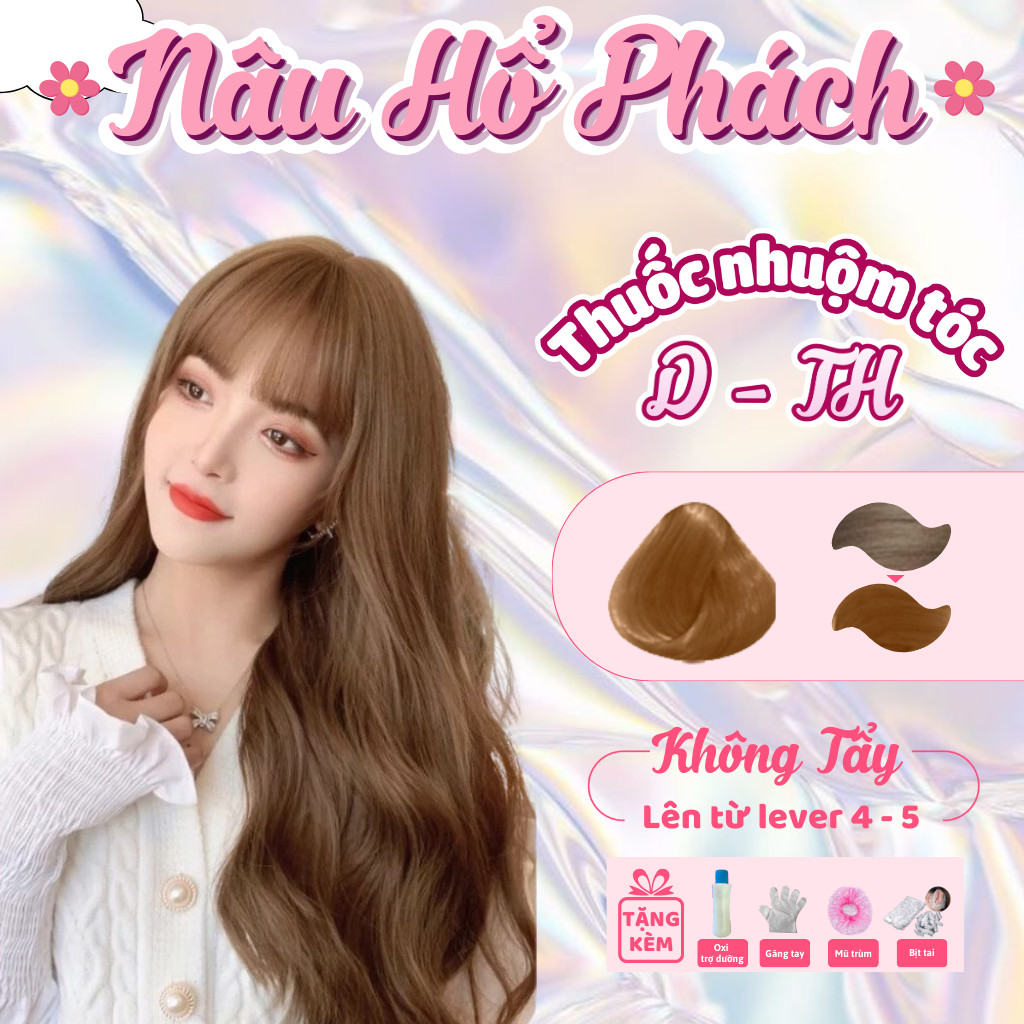 Thuốc Nhuộm Tóc Màu Nâu Hổ Phách