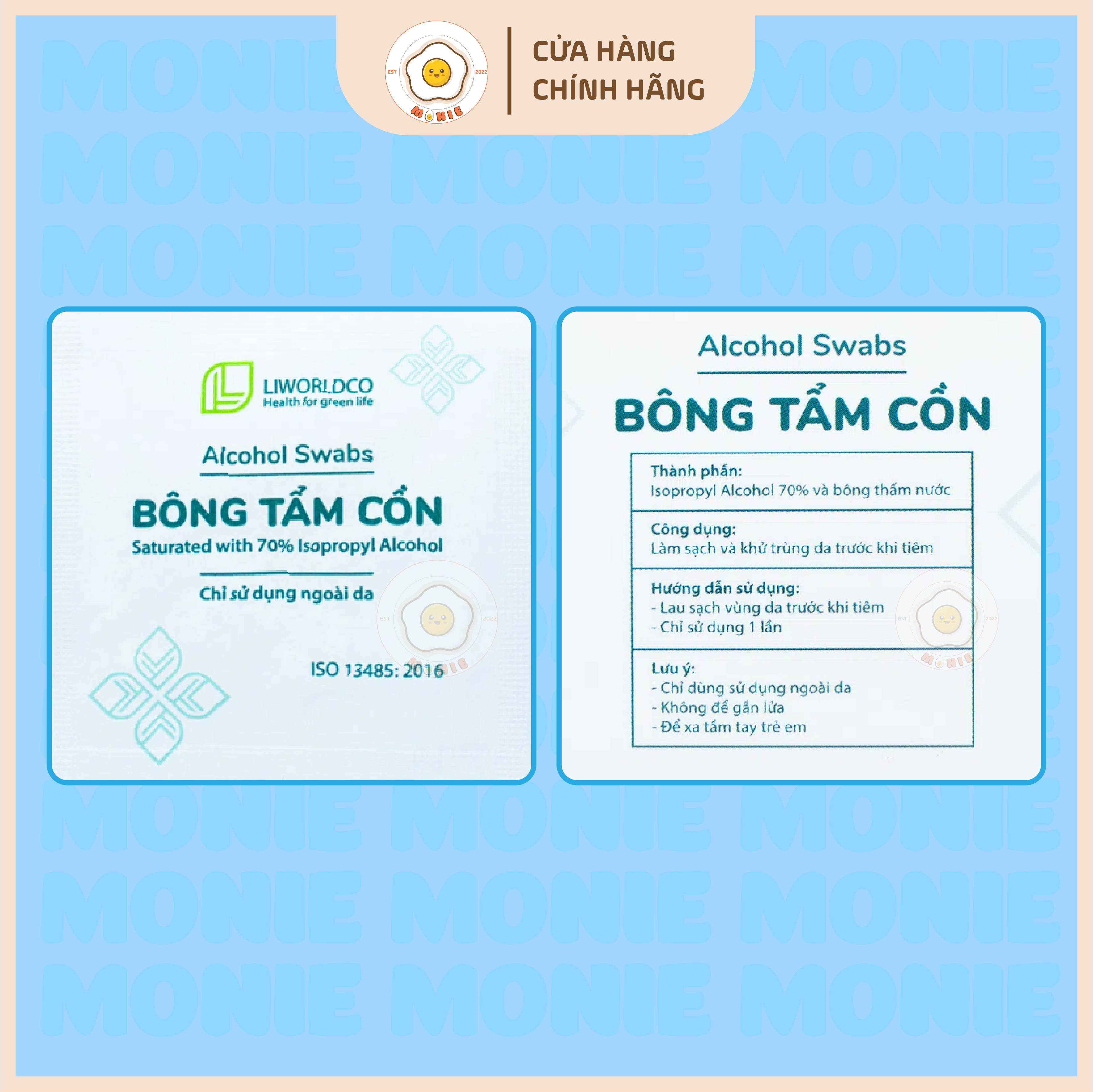 Bông Tẩm Cồn Alcohol Pad.