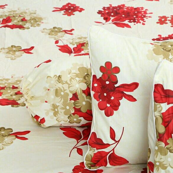 Bộ Drap Cotton Thắng Lợi 1.8m*2m Kèm Mền Chần Gòn Mẫu pto