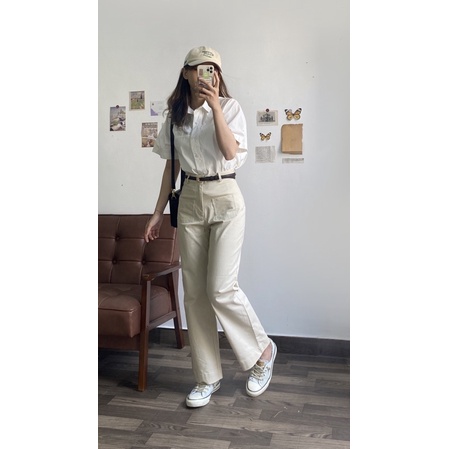quần kaki Boo-pants ( chất mỏng - co giãn)
