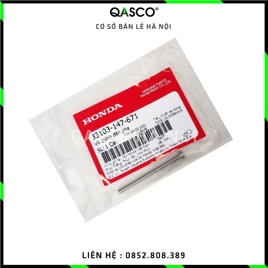 Vít chỉnh đèn pha HONDA DREAM 100 (33103147671) QASCO