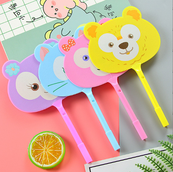 ( 2 CÂY ) BÚT BI HÌNH QUẠT SIÊU DỄ THƯƠNG - mực XANH (Đồ Dùng Dạy Học Miki)