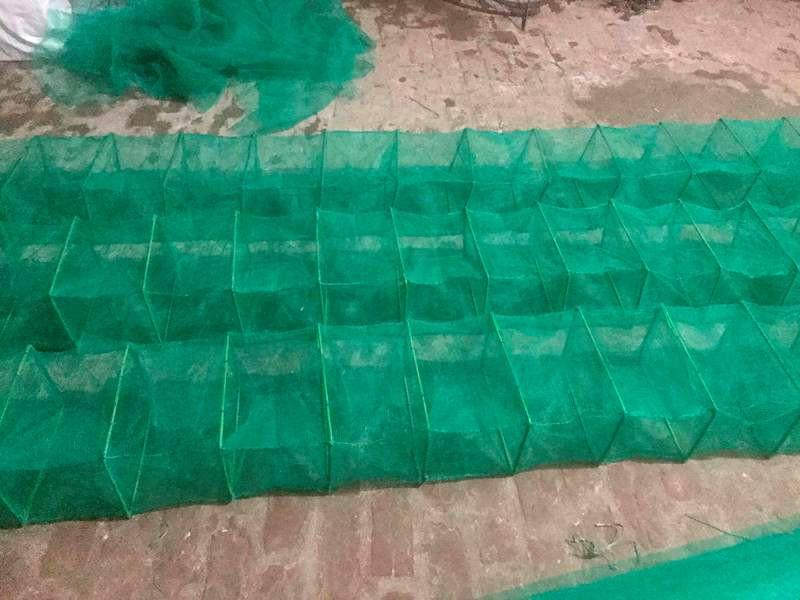 Lưới Lồng Bát Quái 24 Khung -Lồng 12 Cửa Ngục 24 Khung - bắt tôm,cua,cá,lương trạch