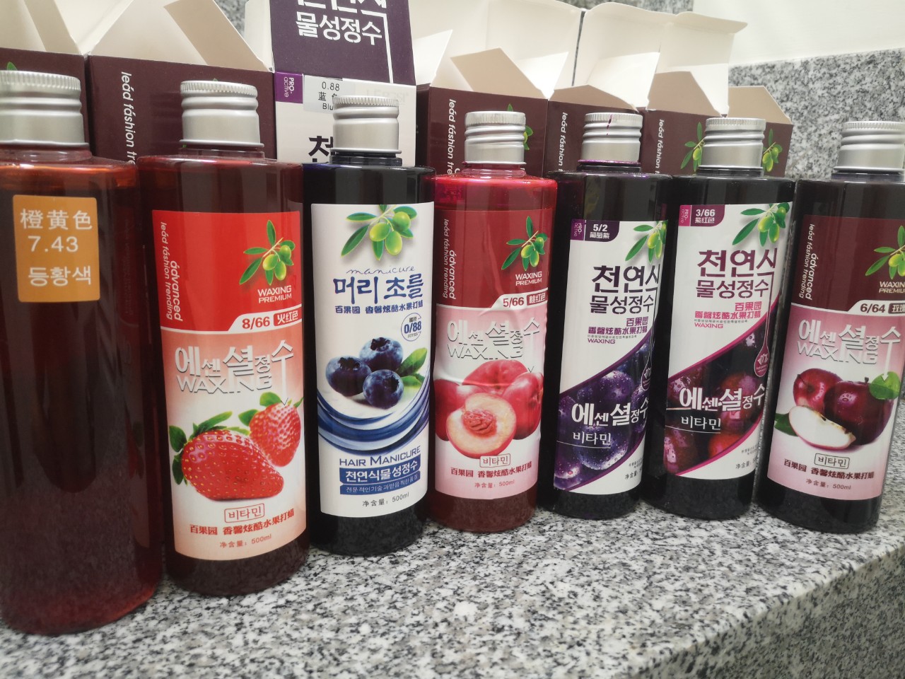 Nhuộm phủ bóng trái cây 500ml không cần oxy