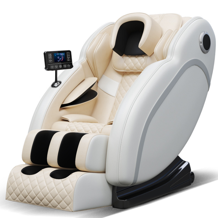 Ghế massage trị liệu toàn thân đa chức năng, chế độ không trọng lực, mà hình cảm ứng LED, điều khiển bằng giọng nói có kết nối loa bluetooth