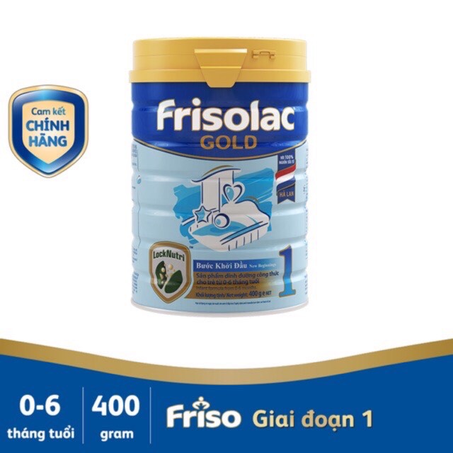 [ Rẻ Vô Địch ] Sữa bột Friso Gold 1 400g - Date 2023