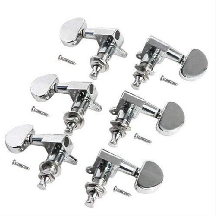 Khóa Đàn Guitar Acoustic loại Xịn giữ dây màu bạc Phân Phối Nhạc Cụ Phụ Kiện Chính Hãng SolG