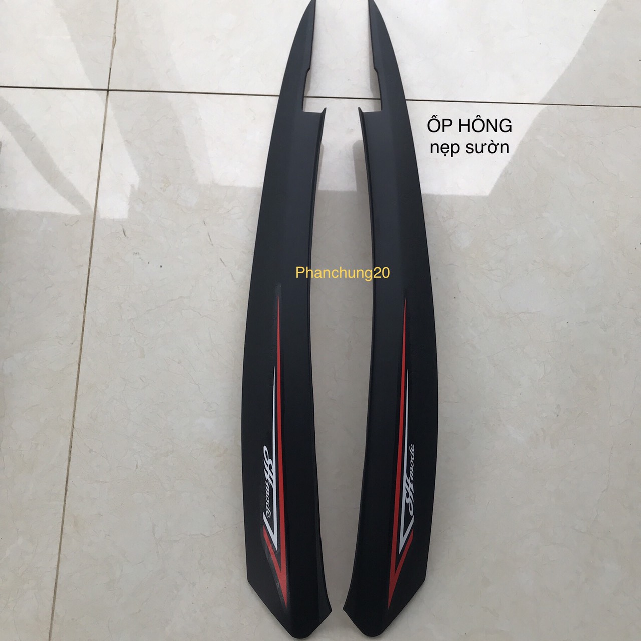 Cặp ốp hồng dùng cho đời xe shmode 2013 2014 2015 2016 2017 2018 2019 crom / cacbon / đen