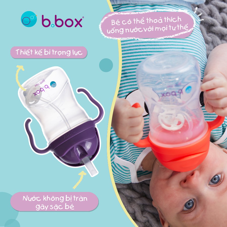 Bình Nước 360 Độ Tập Uống Nước B.BOX Cho Bé