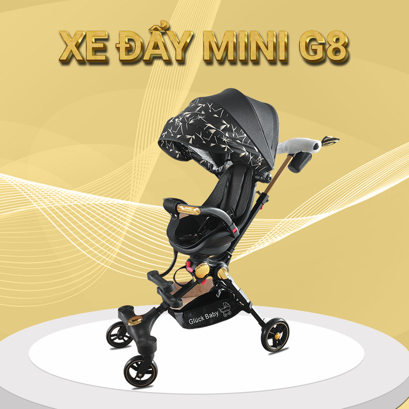 Xe nôi đẩy mini cho bé Gluck Baby G8