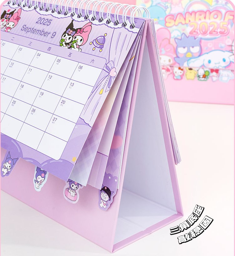 🌸LỊCH ĐỂ BÀN HELLO KITTY KUROMI SANRIO FRIENDS