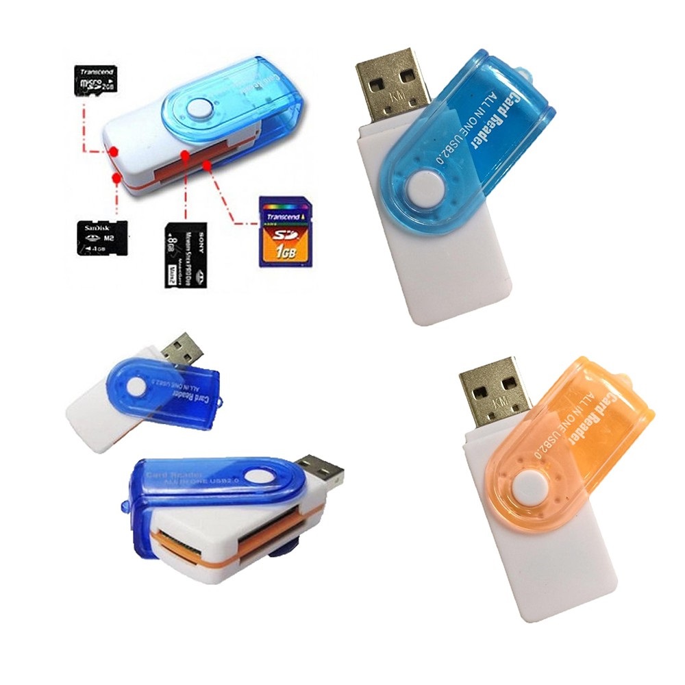 Đầu Đọc Thẻ Dạng Usb Xoay Đa Năng Card Reader All in One