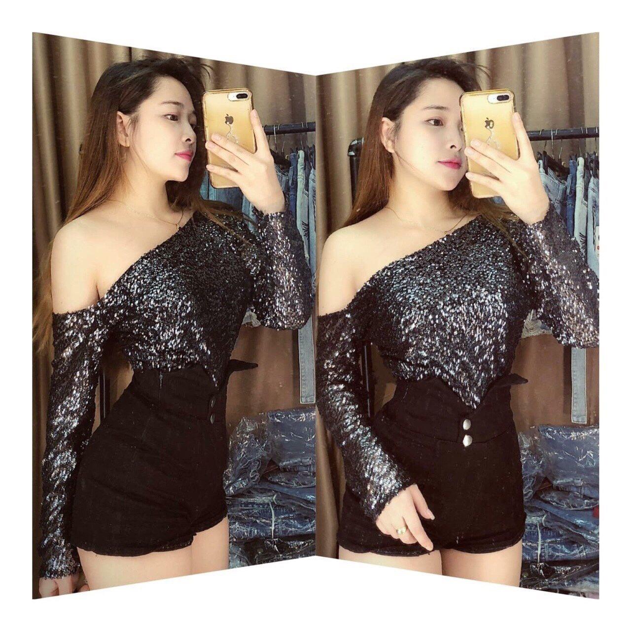 ÁO KIM SA LỆCH VAI SIÊU HOT HG