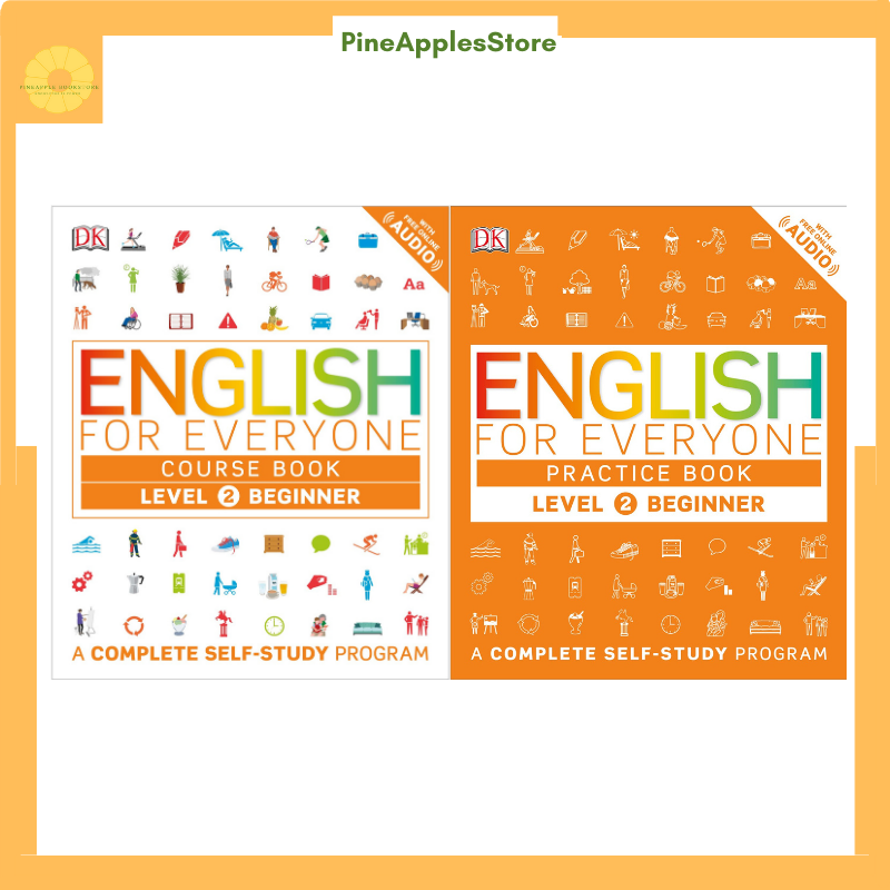 Sách English for Everyone Level 2 Beginner  Course Book&Practice Book