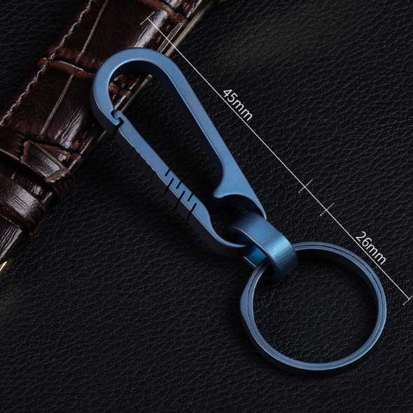 móc treo khóa titanium mini 45*18*5mm nhiều màu đẹp.