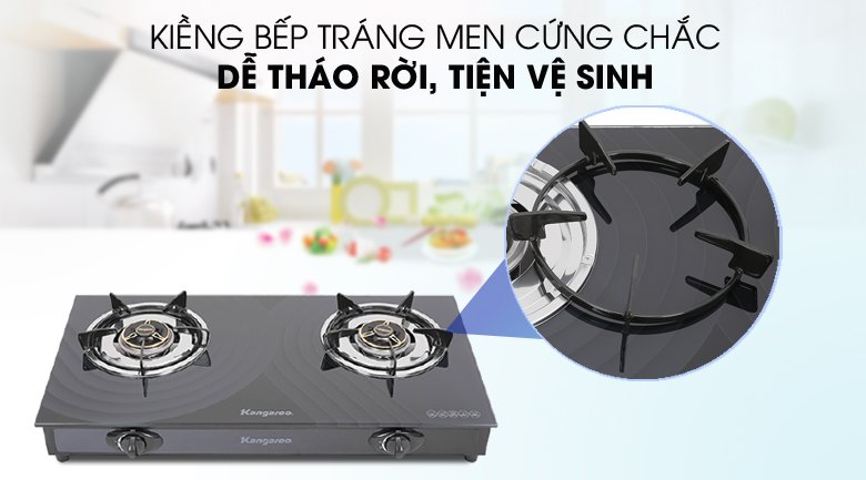 Bếp gas đôi Kangaroo KG519M