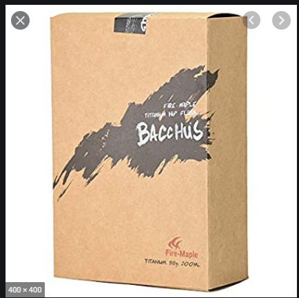 Bình đựng rượu Bacchus Titanium Hip Flask 200ML