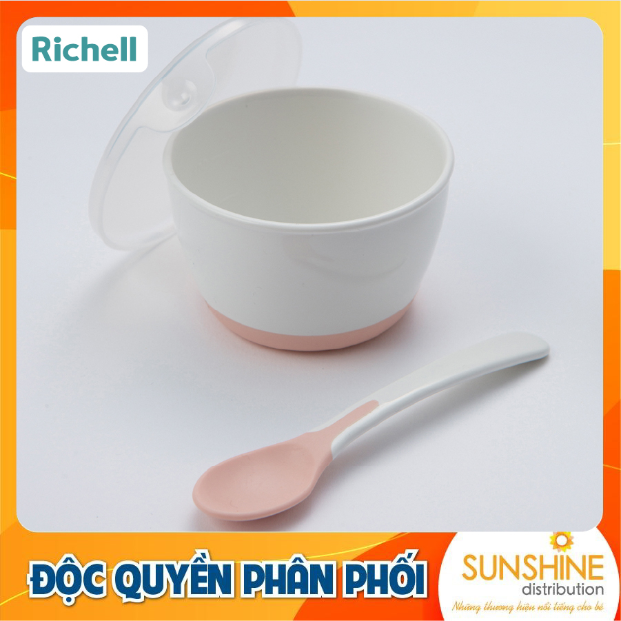 BỘ CHÉN ĂN DẶM T.L.I RICHELL (KÈM NẮP VÀ MUỖNG)