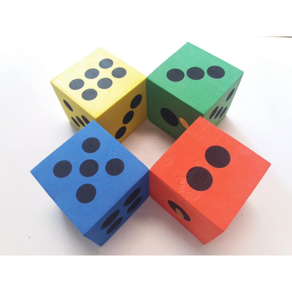 Xúc Xắc Xốp To 6,3cm